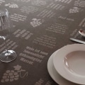 Tischdecke Weinlese - Farbe Salbei