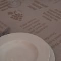Tischdecke Weinlese - Farbe Weiss