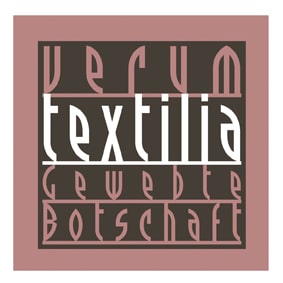 Heimtextilien - Gewebte Botschaft - von verum textilia