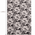 Wohndecke Banana Leaf mit Fransen - ca. 130x200cm - Grautöne - Biobaumwolle